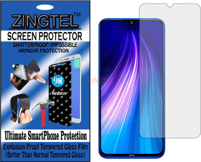 ZINGTEL Impossible Screen Guard for MI REDMI NOTE 8(Pack of 1)