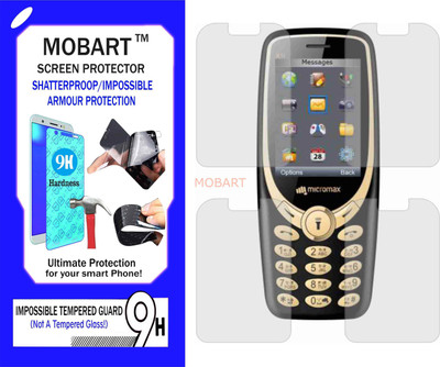 MOBART Impossible Screen Guard for MICROMAX X1I 2017(Pack of 1)