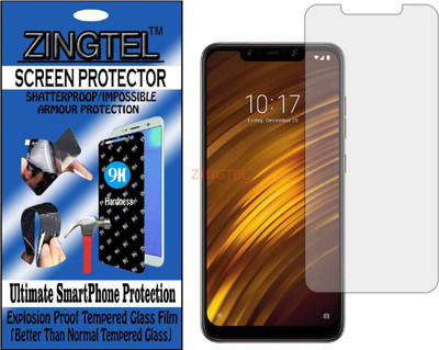 ZINGTEL Impossible Screen Guard for POCO F1(Pack of 1)