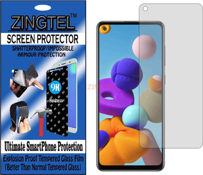 ZINGTEL Impossible Screen Guard for SAMSUNG A21S(Pack of 1)