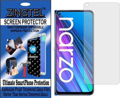 ZINGTEL Impossible Screen Guard for REALME NARZO 30 5G RMX3242(Pack of 1)