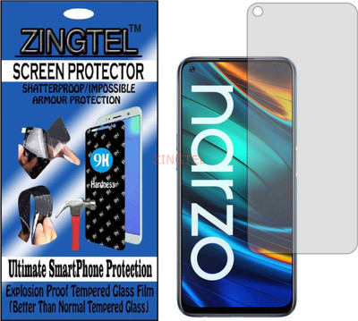 ZINGTEL Impossible Screen Guard for REALME NARZO 20 PRO(Pack of 1)