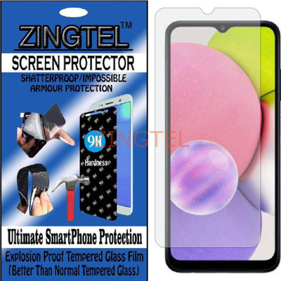 ZINGTEL Impossible Screen Guard for SAMSUNG GALAXY A03 S(Pack of 1)