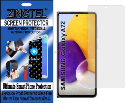 ZINGTEL Impossible Screen Guard for SAMSUNG A72 5G(Pack of 1)