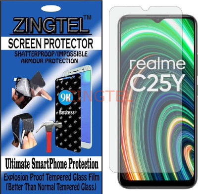 ZINGTEL Impossible Screen Guard for REALME C25Y(Pack of 1)