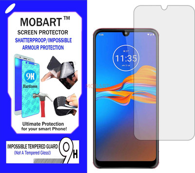 MOBART Impossible Screen Guard for MOTOROLA MOTO E6 PLUS(Pack of 1)