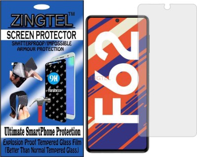 ZINGTEL Impossible Screen Guard for SAMSUNG GALAXY F62(Pack of 1)