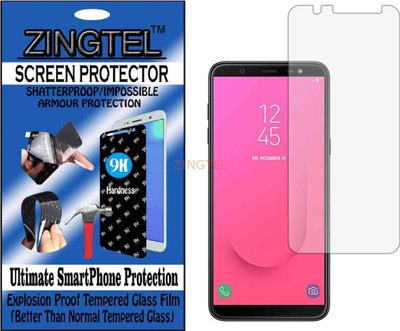 ZINGTEL Impossible Screen Guard for Samsung Galaxy J8(Pack of 1)