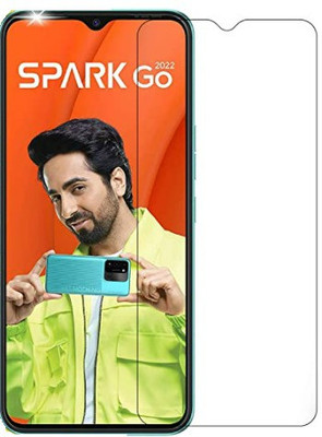 silkykraftz Tempered Glass Guard for Tecno Spark GO 2022(Pack of 1)