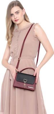 Festive Fashion Black, Maroon Sling Bag latest stylish sling bag/side bag/crossbody bag for women/girls/ladies