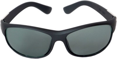 HIPE Wrap-around Sunglasses(For Men & Women, Grey)