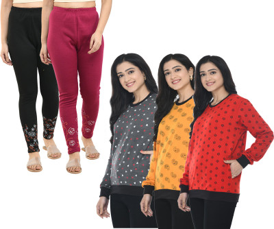IndiWeaves Full Sleeve Printed Women Sweatshirt