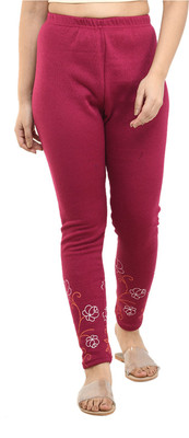 Indistar Ankle Length  Western Wear Legging(Pink, Printed)
