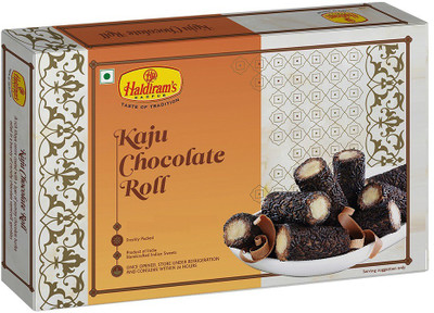 Haldiram's Nagpur Kaju Chocholate Roll (250g) Box(250 g)