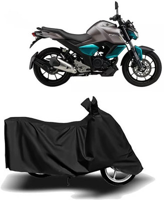 JKR Waterproof Two Wheeler Cover for Yamaha(FZ-S, Black)