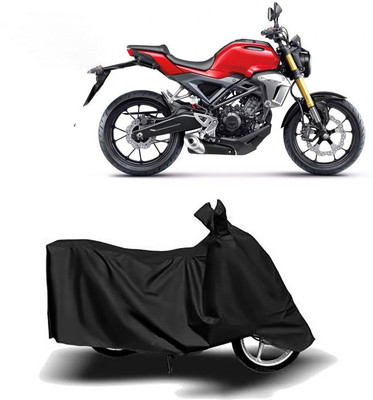 JKR Waterproof Two Wheeler Cover for Honda(CB Unicorn 150, Black)