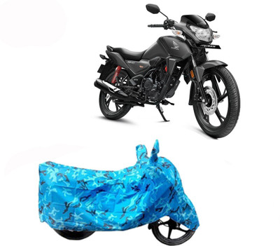 Exciting collections Two Wheeler Cover for Honda(CB Shine SP, Blue)