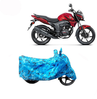 Exciting collections Two Wheeler Cover for Honda(CB Trigger, Blue)