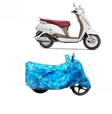 Exciting collections Two Wheeler Cover for Suzuki(Access SE, Blue)