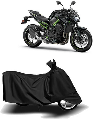 JKR Waterproof Two Wheeler Cover for Kawasaki(Z900RS, Black)