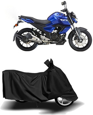 JKR Waterproof Two Wheeler Cover for Yamaha(FZ, Black)