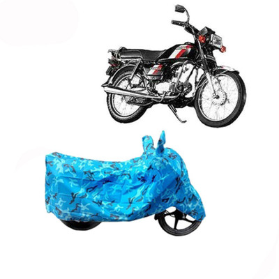 Exciting collections Two Wheeler Cover for Hero(CD 100 SS, Blue)