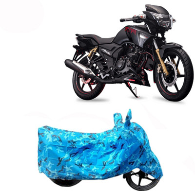 Exciting collections Two Wheeler Cover for TVS(Apache RTR 160, Blue)