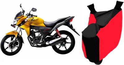 APNEK Two Wheeler Cover for Honda(CBF, Red, Black)