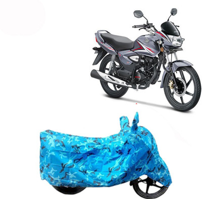 Exciting collections Two Wheeler Cover for Honda(CB Shine, Blue)