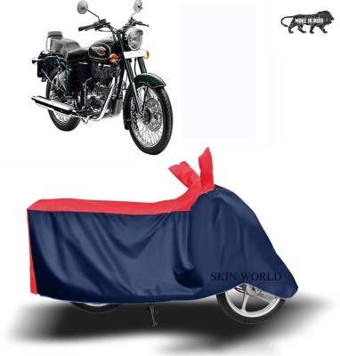 APNEK Waterproof Two Wheeler Cover for Royal Enfield(Bullet 500, Blue)