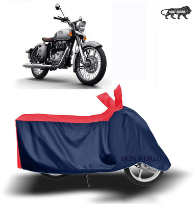 APNEK Waterproof Two Wheeler Cover for Royal Enfield(Classic 350, Blue)