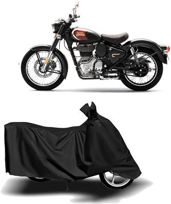 KPIND Two Wheeler Cover for Royal Enfield(Thunderbird 500, Black)