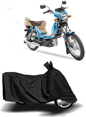 JKR Waterproof Two Wheeler Cover for TVS(XL 100, Black)
