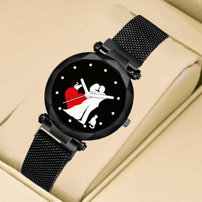 RUSTET Couple Magnet Strap Girls Women All Magnetic Chain Analog Watch  - For Girls