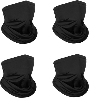 NanoX Black Bike Face Mask for Men & Women(Size: Free,  Balaclava)