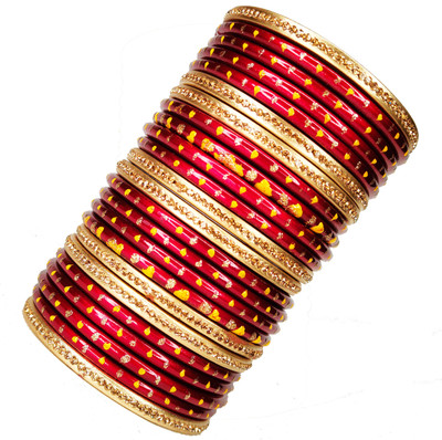 Lahthi Wala Lac Bangle Set(Pack of 24)