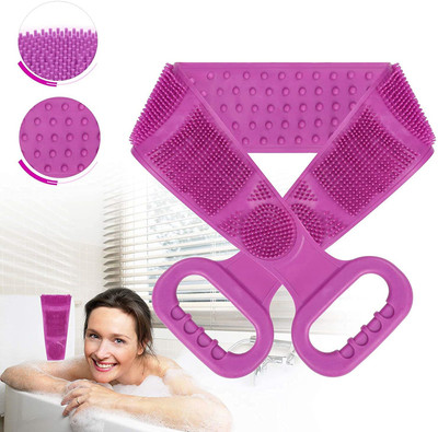 Twixxle Back Brush Exfoliating Body Scrubber With Handle-47AZ