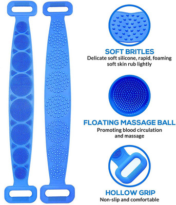 Twixxle Double Sided Back Scrubber and Massager-47AZ
