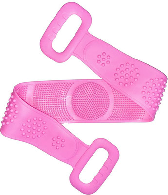 RadhaTex Silicone Back Scrubber for Shower, Handle Body Washer, Scrubbing Pad-21FR