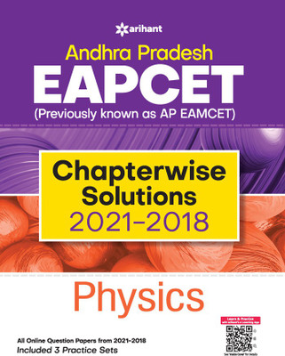 Andhra Pradesh EAPCET Chapterwise Solutions 2021-2018 Physics for 2022 Exam(English, Paperback, unknown)