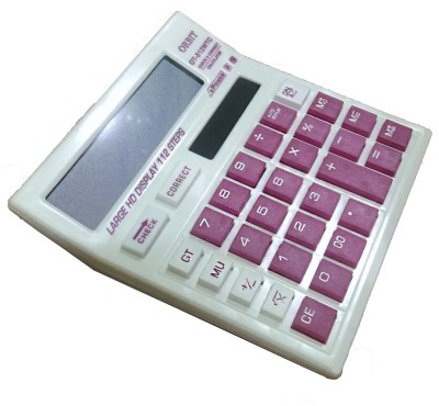 ORBIT Purple Large HD Display 112 Steps 12 Digit Digital Calculator Financial  Calculator(12 Digit)