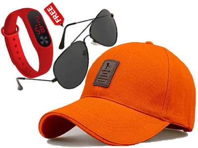 FLEXCY Sports/Regular Cap Cap(Pack of 3)