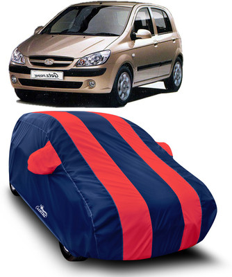 XAFO Car Cover For Hyundai Getz Prime (With Mirror Pockets)(Red)