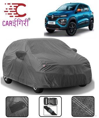 Carigiri Car Cover For Renault Kwid (With Mirror Pockets)(Grey, For 2015, 2016, 2017, 2018, 2019, 2020, 2021 Models)