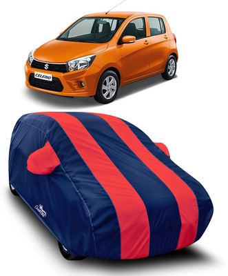 XAFO Car Cover For Maruti Suzuki Celerio (With Mirror Pockets)(Red)