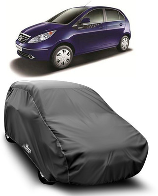 XAFO Car Cover For Tata Vista Tech (With Mirror Pockets)(Grey)