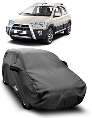 XAFO Car Cover For Toyota Etios Cross (With Mirror Pockets)(Grey)