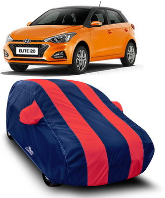 XAFO Car Cover For Hyundai Elite i20 (With Mirror Pockets)(Red)