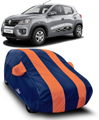XAFO Car Cover For Renault Kwid (With Mirror Pockets)(Orange)