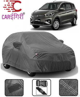 Carigiri Car Cover For Maruti Suzuki Ertiga (With Mirror Pockets)(Grey, For 2018, 2019, 2020, 2021 Models)